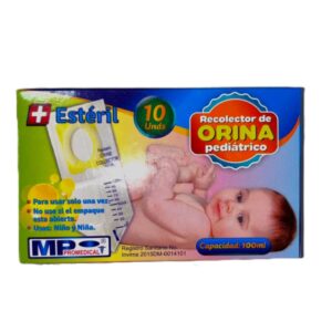 BOLSA RECOLECTORA DE ORINA PEDIATRICO - CAJA x 10 UNID.
