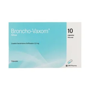 BRONCHO VAXOM NIÑOS - CAJA x 10 CAP