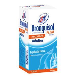 BRONQUISOL FLEM 250 MG/5 ML ADULTOS JARABE - FCO x 120 ML