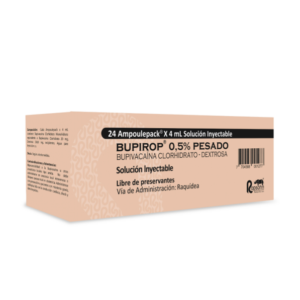 BUPIROP 0.5% PESADO SLN INY - CAJA x 24 APP x 4 ML C/U
