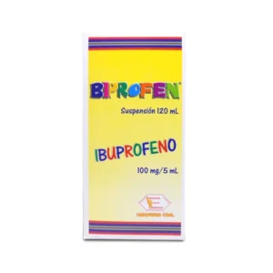 BUPROFEN 100 MG/5 ML SUSP ORAL - FCO x 120 ML