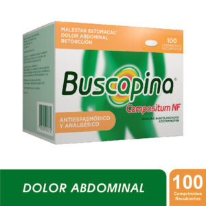 BUSCAPINA COMPOSITUM NF 10 MG + 325 MG - CAJA x 100 COMP.