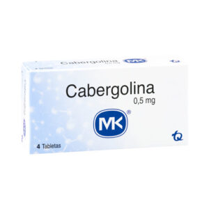 CABERGOLINA 0.5 MG - CAJA x 4 TAB
