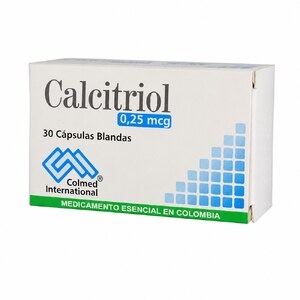CALCITRIOL 0.25 MG - CAJA x 30 CAP