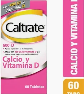 CALTRATE 600 MG + VIT D 400 UI - CAJA x 30 TAB