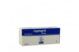 CAPTOPRIL 50 MG - CAJA x 30 TAB