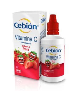 CEBION GOTAS ORALES - FCO x 30 ML SABOR FRESA