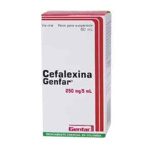 CEFALEXINA 250MG/5ML POLVO PARA SUSP ORAL - FCO x 60 ML