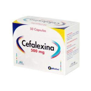 CEFALEXINA 500 MG - CAJA x 50 CAPSULAS