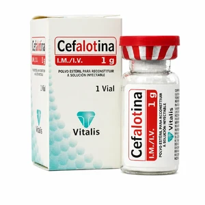 CEFALOTINA 1 GR POLVO PARA SLN INY - CAJA x 1 AMP