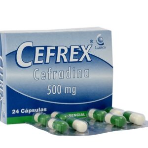 CEFREX 500 MG - CAJA x 24 CAP