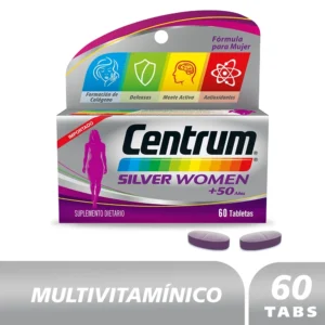 CENTRUM SILVER FOR WOMEN +50 AÑOS - FCO x 60 TAB