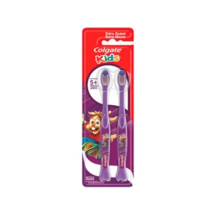 CEPILLO COLGATE KIDS 5+ EXTRA SUAVE - PAQUETE x 2 CEPILLOS