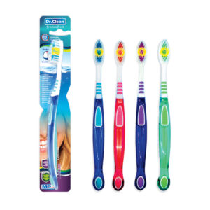 CEPILLO DE DIENTES DR CLEAN PREMIUN BRUSH MEDIO 3D WHITE DELUXE - BLISTER AZUL x 1 UND