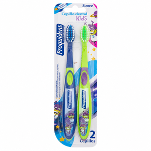CEPILLO DENTAL KIDS 320 SUAVE PROQUIDENT - BLISTER PAGUE 1 - LLEVE 2 UND