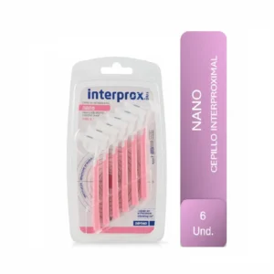 CEPILLO INTERPROX PLUS 2G NANO x 6 UND (ROSADO)