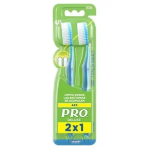 CEPILLO ORAL B PRO 425 DELUXE ADULTO MEDIANO - PREPACK x 2 UND - OFERTA