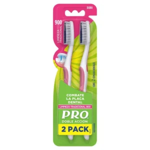 CEPILLO PRO DOBLE ACCION LIMPIEZA TRADICIONAL - DURO - 2 x 1