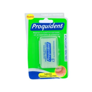CERA PARA ORTODONCIA CON CALENDULA + VIT E + ALOE VERA PROQUIDENT - CAJA x 5 BARRAS