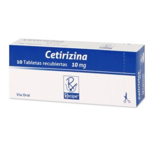 CETIRIZINA 10 MG - CAJA x 10 TAB