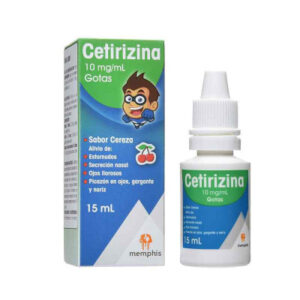 CETIRIZINA GOTAS 10 MG/ML - FCO x 15 ML