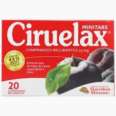 CIRUELAX MINITABS 75 MG - CAJA x 20 COMP