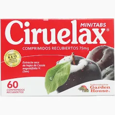 CIRUELAX MINITABS 75 MG - CAJA x 60 COMP