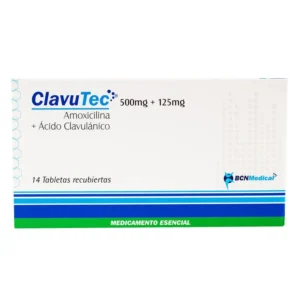CLAVUTEC 500 MG /125 MG - CAJA x 14 TAB