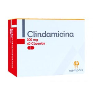 CLINDAMICINA 300 MG - CAJA x 40 CAP