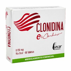 CLONIDINA 0.150 MG - CAJA x 60 TAB