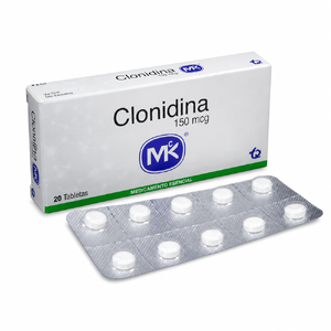 CLONIDINA 150 MCG - CAJA x 20 TAB
