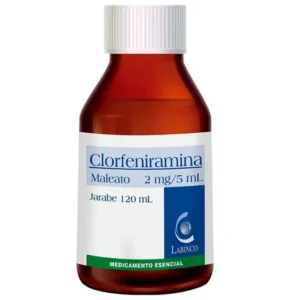 CLORFENIRAMINA MALEATO 2 MG/5 ML JARABE - FCO x 120 ML