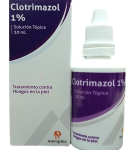 CLOTRIMAZOL 1% SLN TOP - FCO x 30 ML