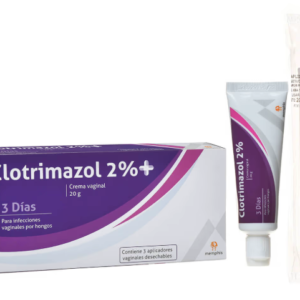 CLOTRIMAZOL 2% CREMA VAGINAL - TUBO x 20 GR + 3 APLICADORES