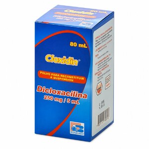 CLOXIDIN 250 MG/5 ML POLVO PARA RECONS SUS - FCO x 80 ML