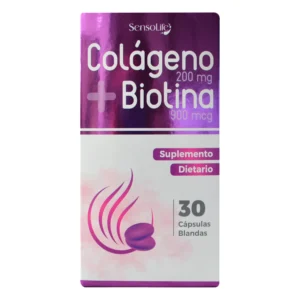 COLAGENO 200 MG + BIOTINA 900 MCG - CAJA x 30 CAP BLANDAS