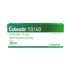 COLESTIR 10 MG/40 MG - CAJA x 30 TAB