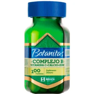 COMPLEJO B + VITAMINA C + CALCIO + ZINC - FCO x 100 TAB