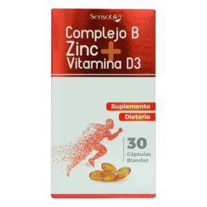 COMPLEJO B + ZINC + VITAMIDA D3 - CAJA x 30 CAP