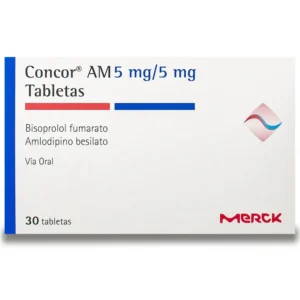 CONCOR AM 5 MG/5 MG - CAJA x 30 TAB