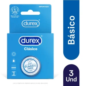 CONDON DUREX CLASICO - CAJA x 3 UND