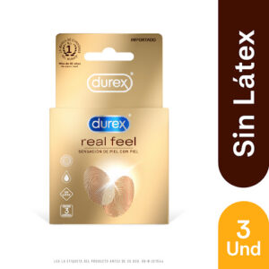 CONDON DUREX REAL FEEL - CAJA x 3 UND