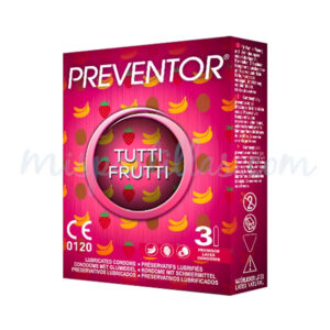 CONDON PREVENTOR TUTIFRUTTI - CAJA x 3 UNID