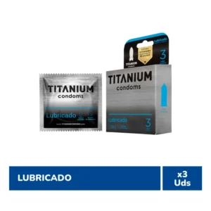 CONDON TITANIUM LUBRICADO - CAJA x 3 UNID