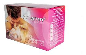CONDONES TE AMO - CAJA x 24 BLISTER x 3 UND C/U - SURTIDO