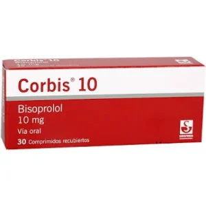 CORBIS 10 MG - CAJA x 30 TAB