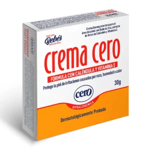 CREMA CERO CON CALENDULA Y VITAMINA E - CAJA x 30 GR