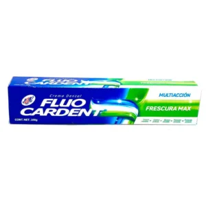 CREMA DENTAL FLUO CARDENT MULTIACCION FRESCURA MAX - TUBO x 100 GR (75 ML)