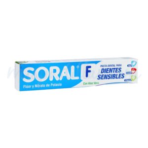 CREMA DENTAL SORAL F PLUS CON ALOE VERA - TUBO x 112 GR