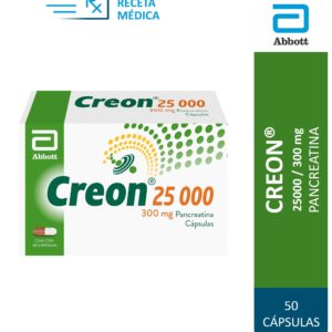 CREON 25.000 UI - CAJA x 50 CAP LIB RETARD